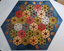 Load image into Gallery viewer, Custom Heirloom Catan-style Hardwood Game Board