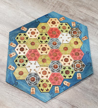 Load image into Gallery viewer, Custom Heirloom Catan-style Hardwood Game Board